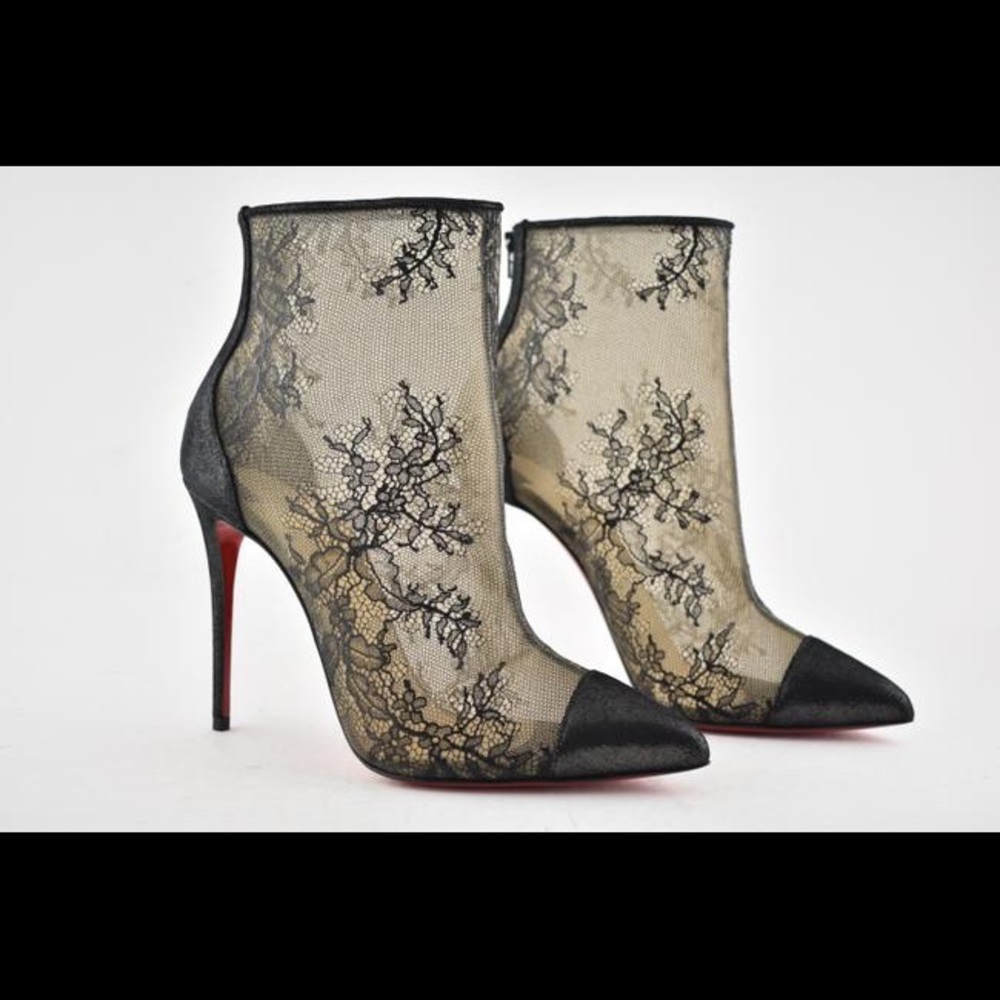 Christian Louboutin Lace Gypsy Bootie